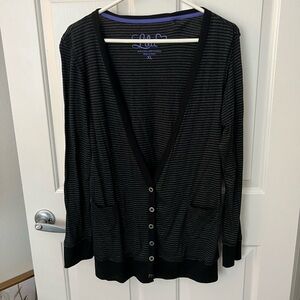 Lila stripped cardigan